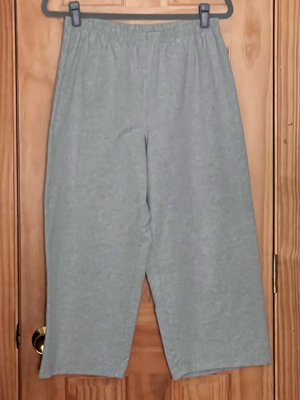 Women with Control 86/14 Heather Gray Capri Pants XL